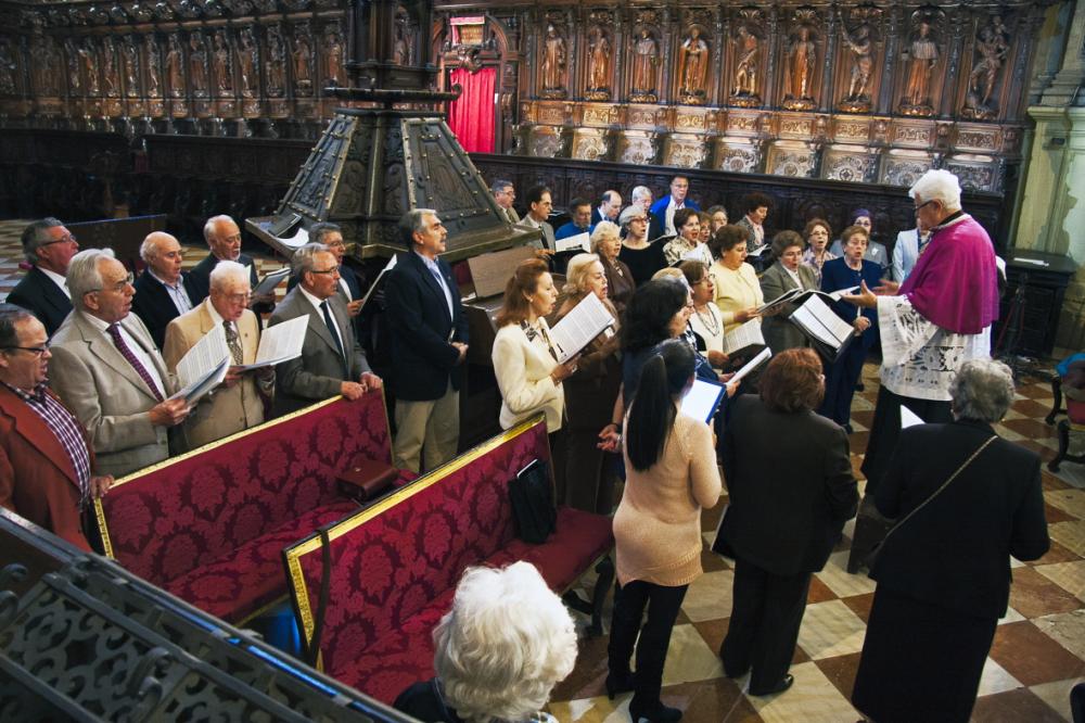 Coro en la Misa de la Cena del Señor