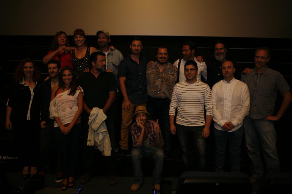 Foto de familia del II Ciclo de Cine Humano