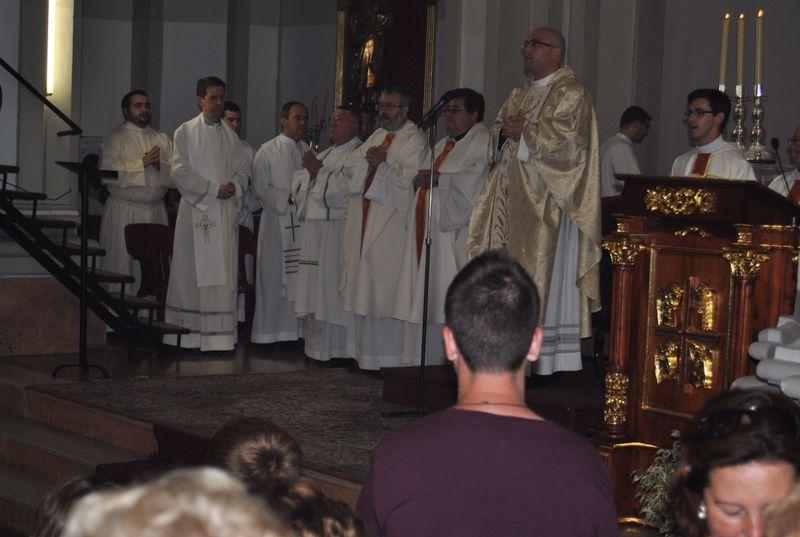 Francisco J. Martínez, primera Misa