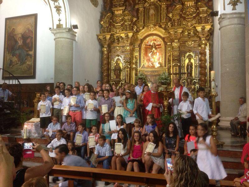 Confirmaciones en las parroquias de Coín y Guaro