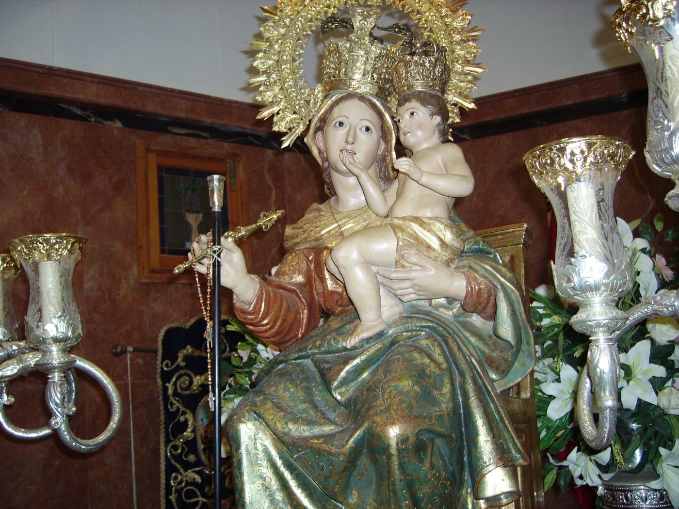 La Virgen de la Victoria de Melilla está en la Parroquia de la Purísima Concepción