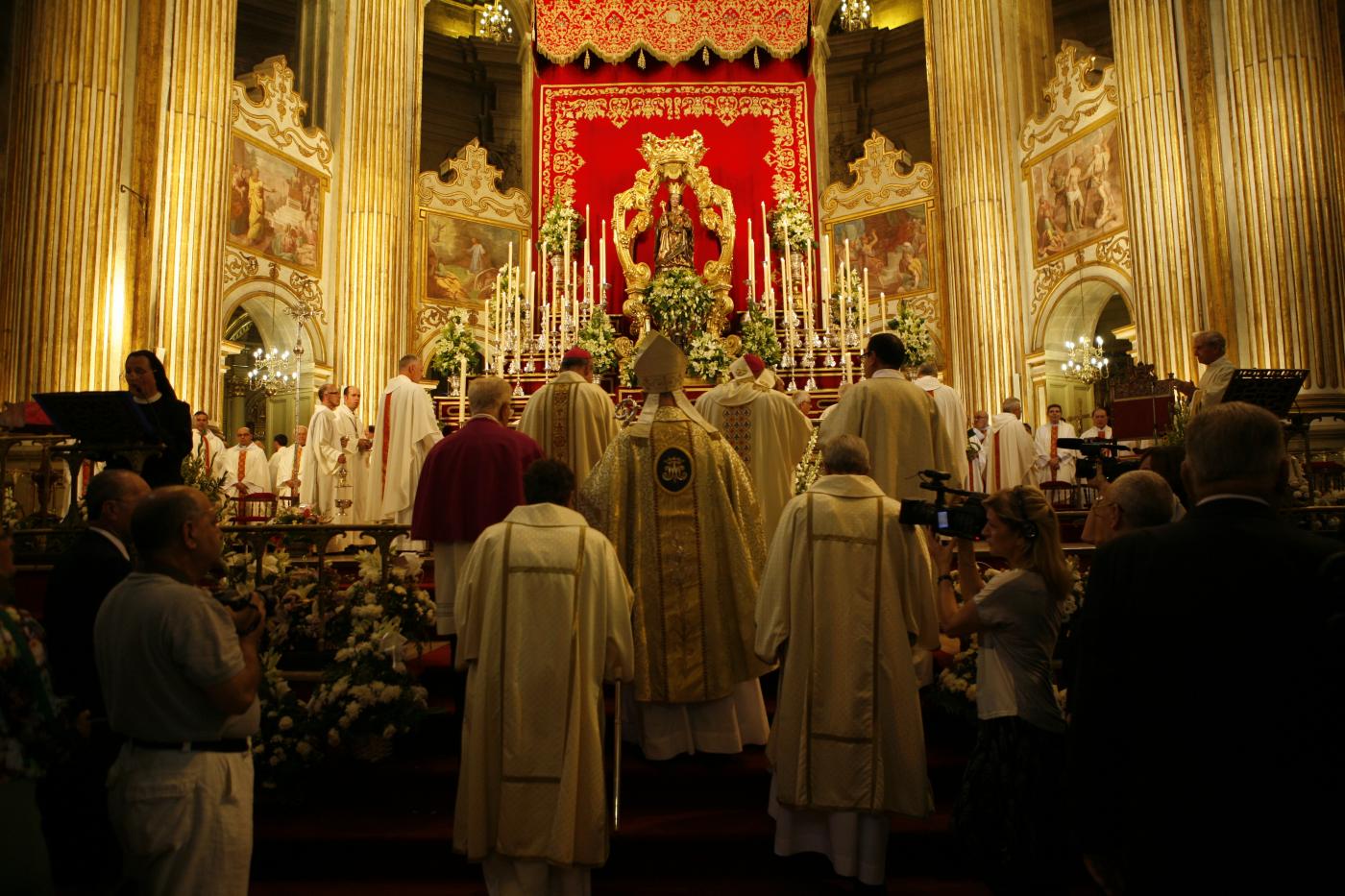 Málaga celebró con fervor el día de su patrona