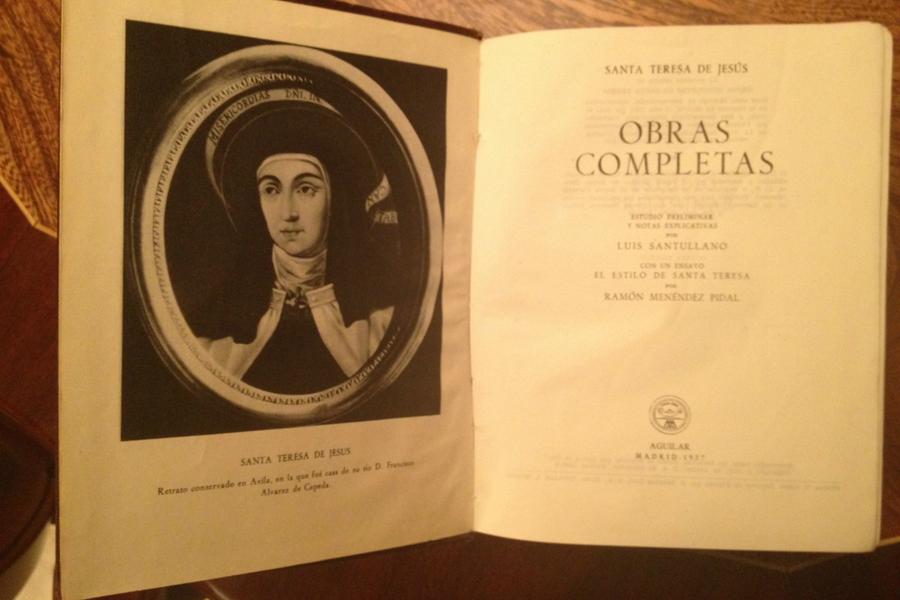 El Papa anima a leer la obra de Santa Teresa