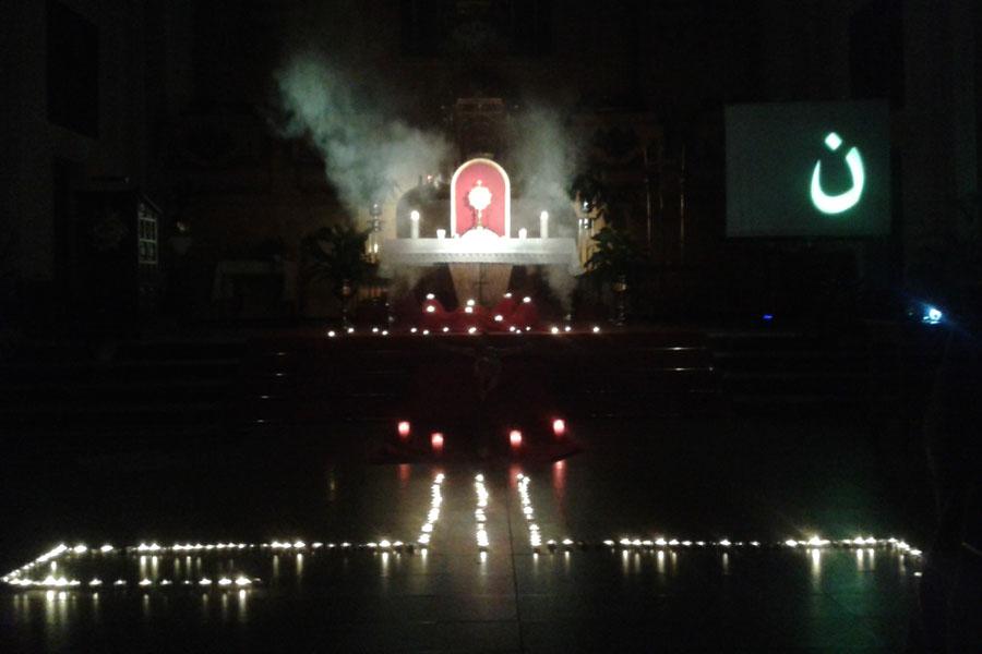 Oración en Antequera por los cristianos perseguidos