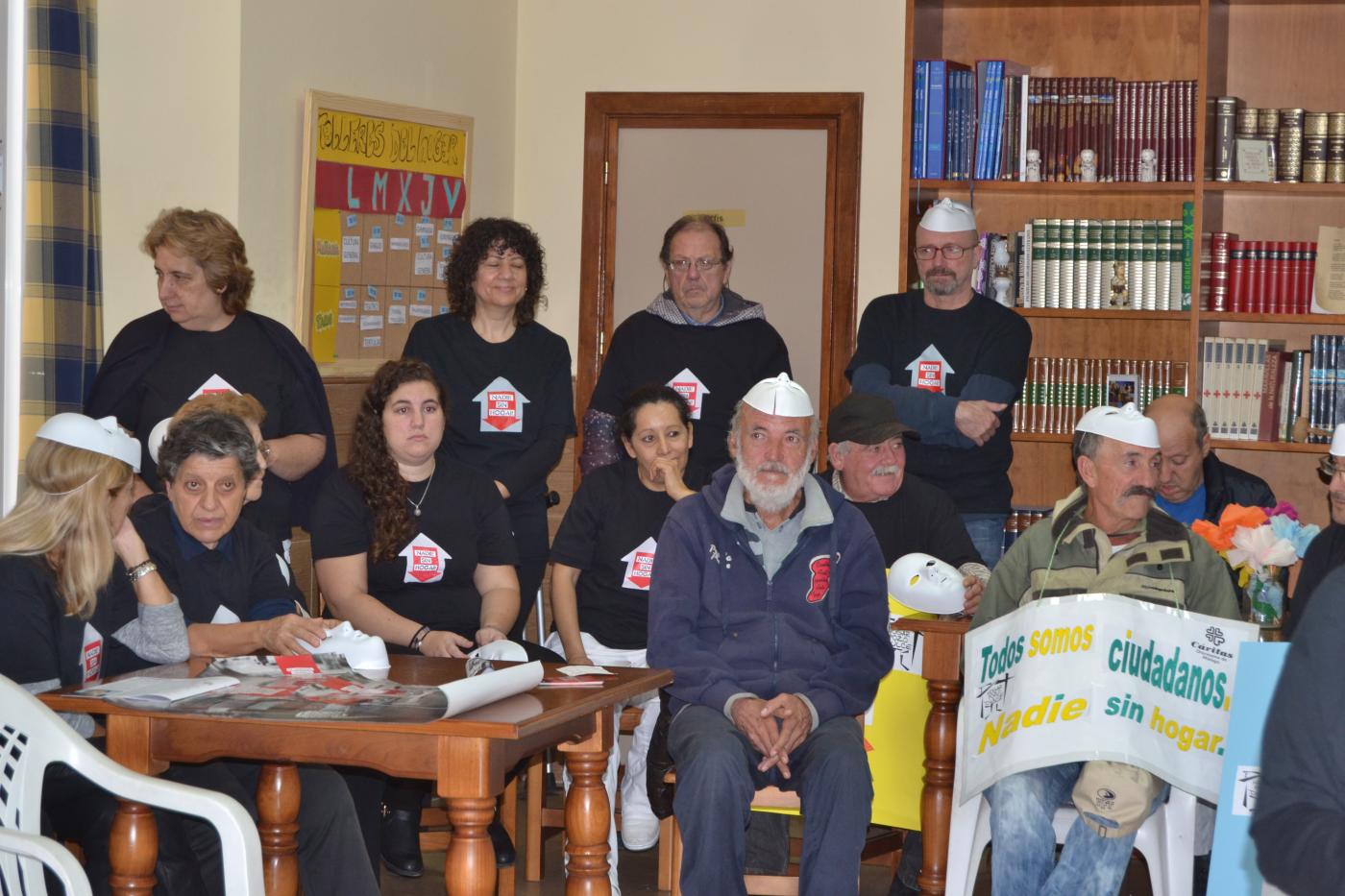 Un flashmob para reivindicar el derecho al hogar