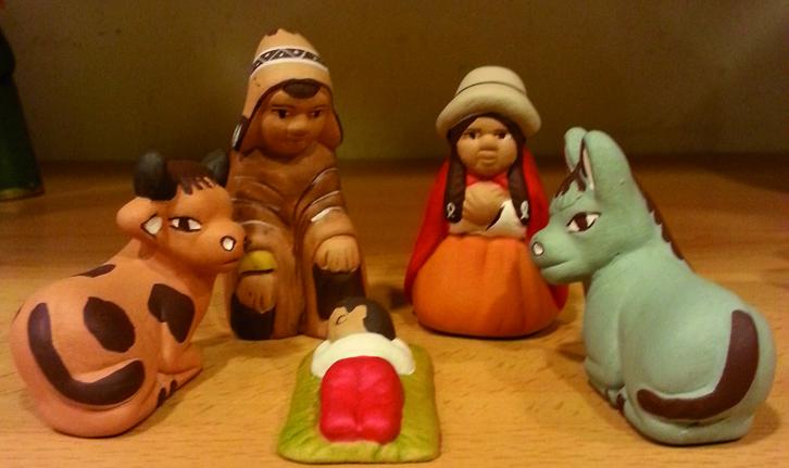 Belén artesanal solidario de Intermón Oxfam