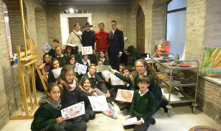 Visitas que sorprenden en el Museo Jorge Rando