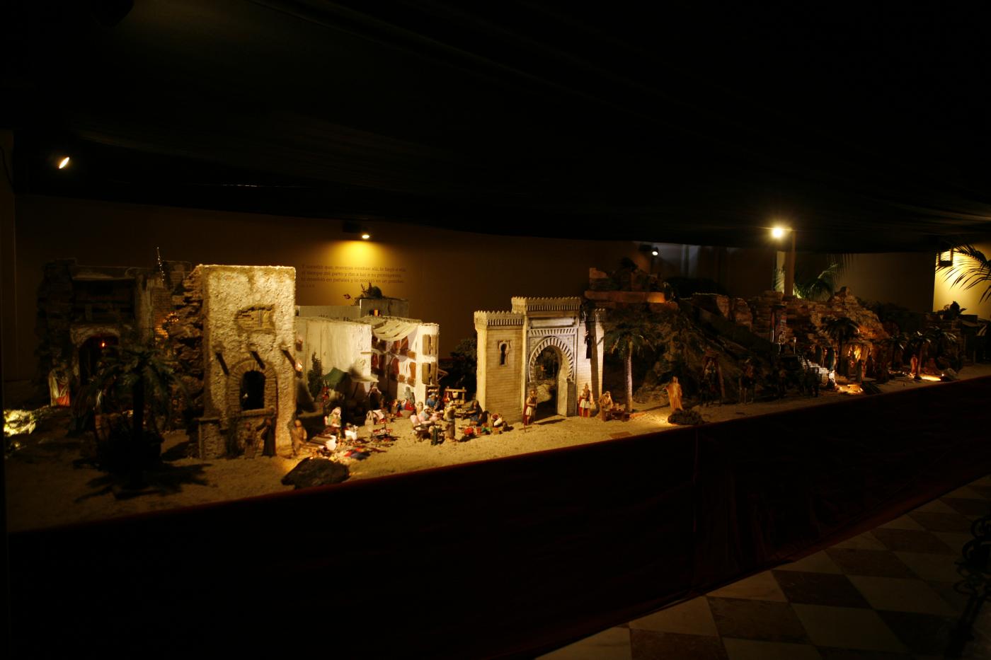 El belén de la Catedral se inspira en Málaga