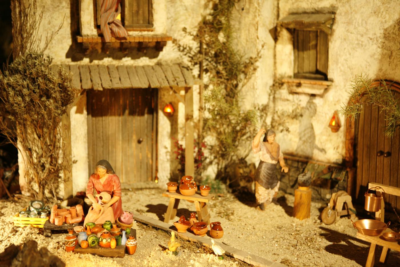 El belén de la Catedral se inspira en Málaga