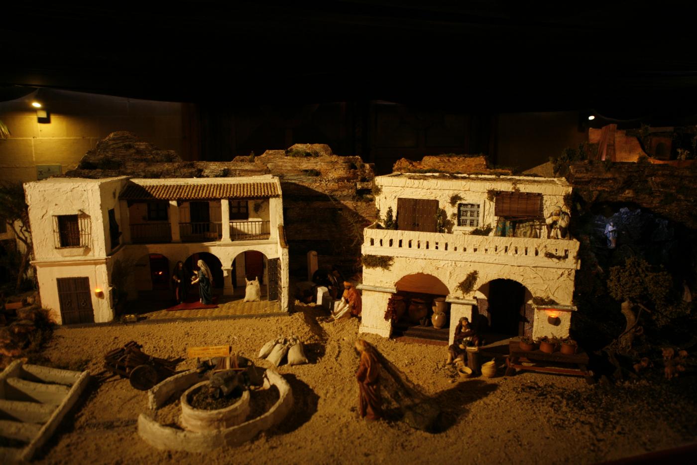 El belén de la Catedral se inspira en Málaga