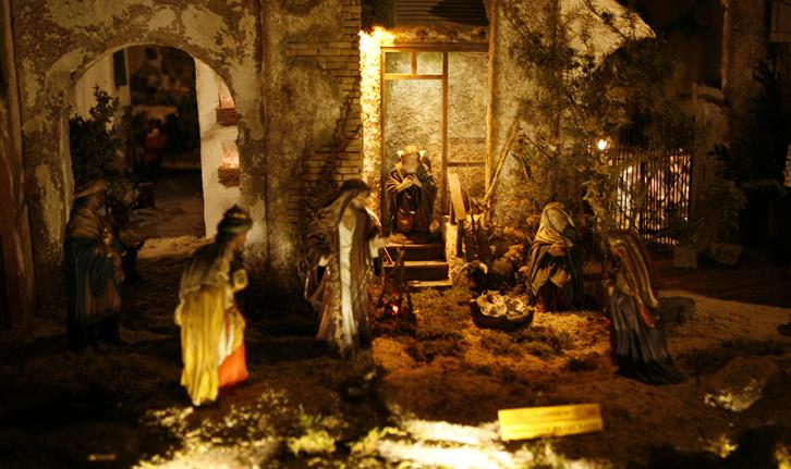 El belén de la Catedral se inspira en Málaga