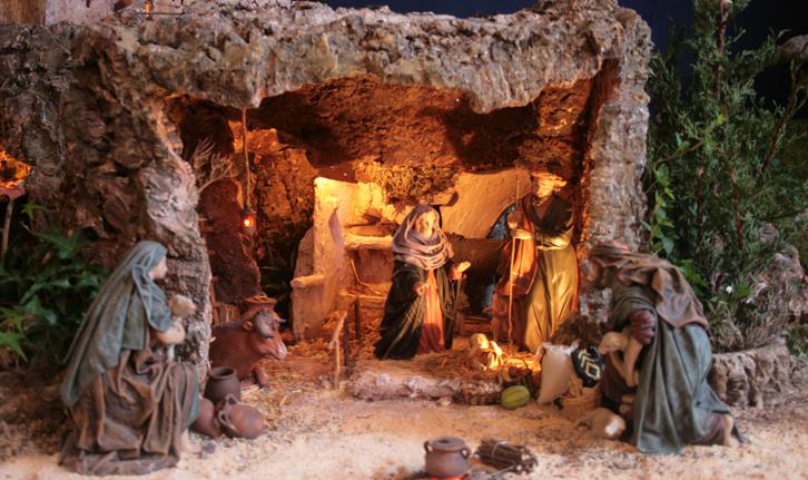 Inauguración y bendición del Belén del Centro de Acogida San Juan de Dios