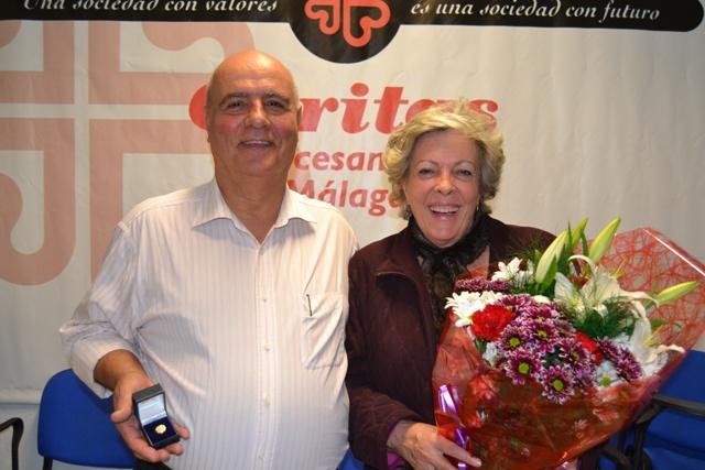Miguel Ángel Sánchez Doblas y su esposa