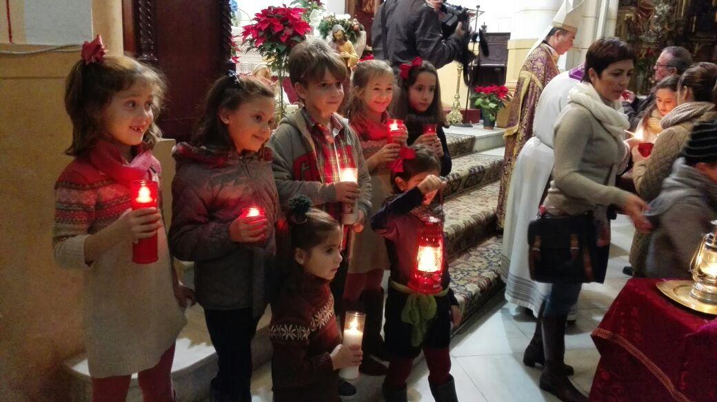 La luz de la Paz de Belén en su llegada a Melilla