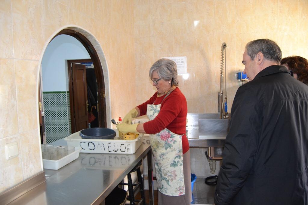 Visita al comedor de Santo Domingo