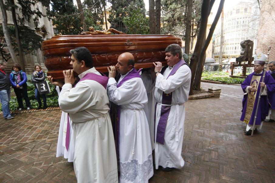 Funeral de D. Antonio Dorado Soto en la Catedral de Málaga, el 18 de marzo de 2015