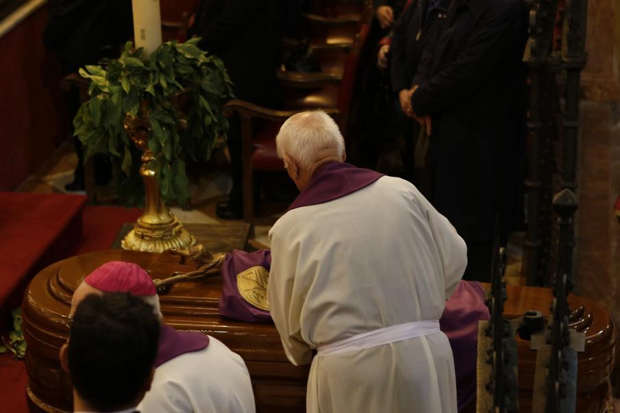 Funeral de D. Antonio Dorado Soto en la Catedral de Málaga, el 18 de marzo de 2015