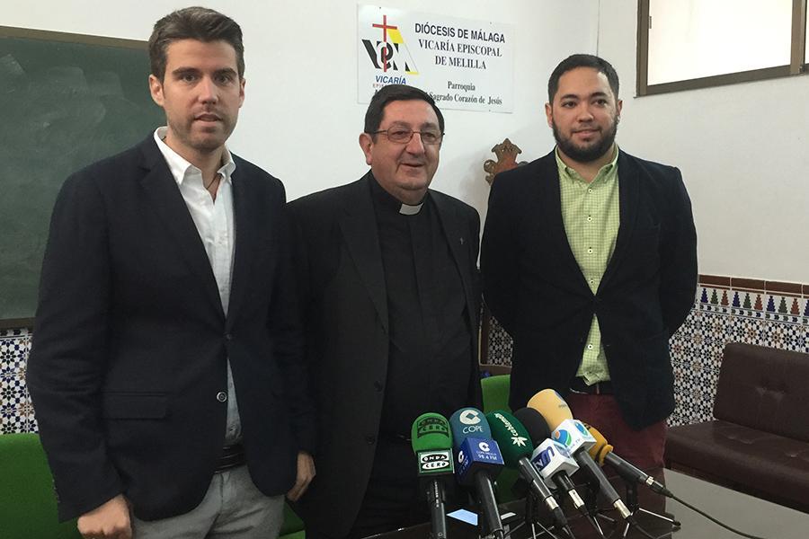 Gonzalo Otalecu, Roberto Rojo y Álvaro Guardiola durante la presentación del EDJ 2015