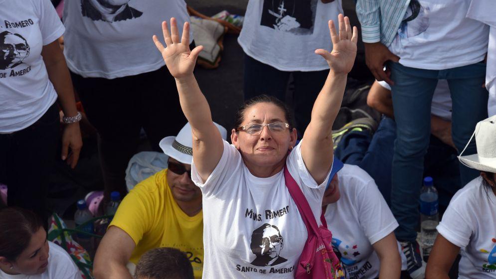 Participante en la beatificación de Mons. Romero