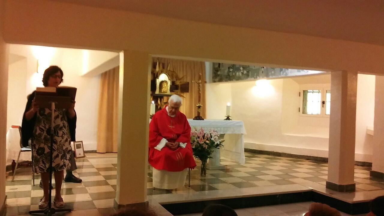 Misa en la Cripta de la parroquia de San Patricio