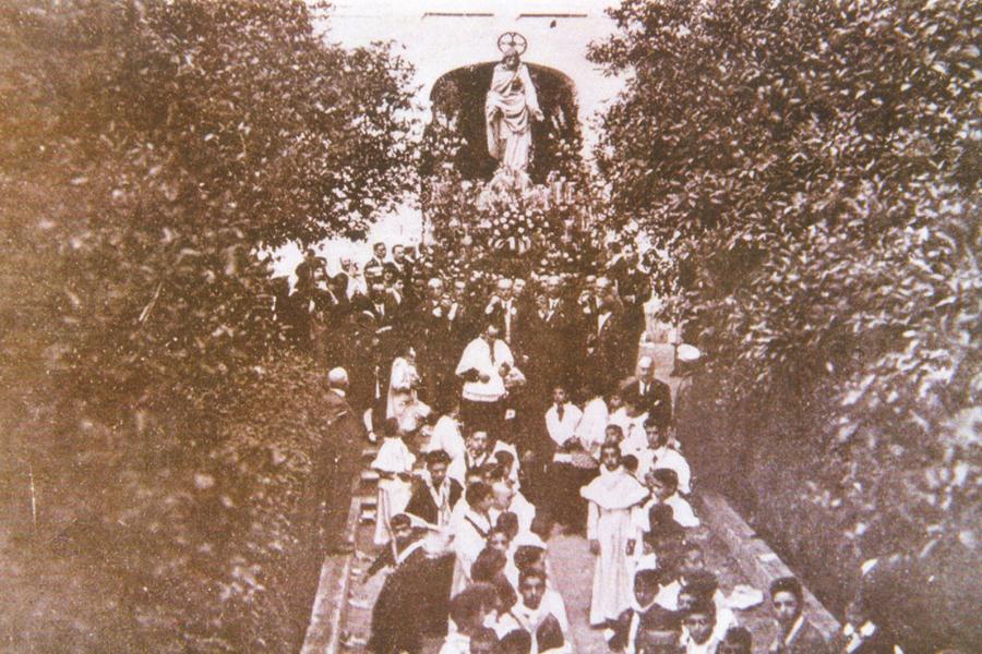 19 de junio de 1919, procesión saliendo desde San Agustín
