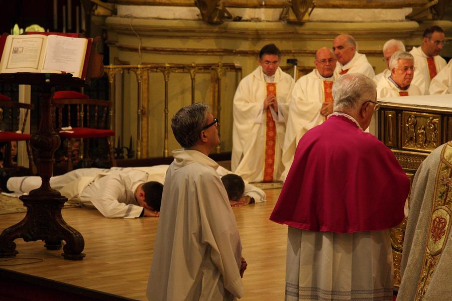 Ordenación sacerdotal de José MIguel Antequera e Isidro Calderón