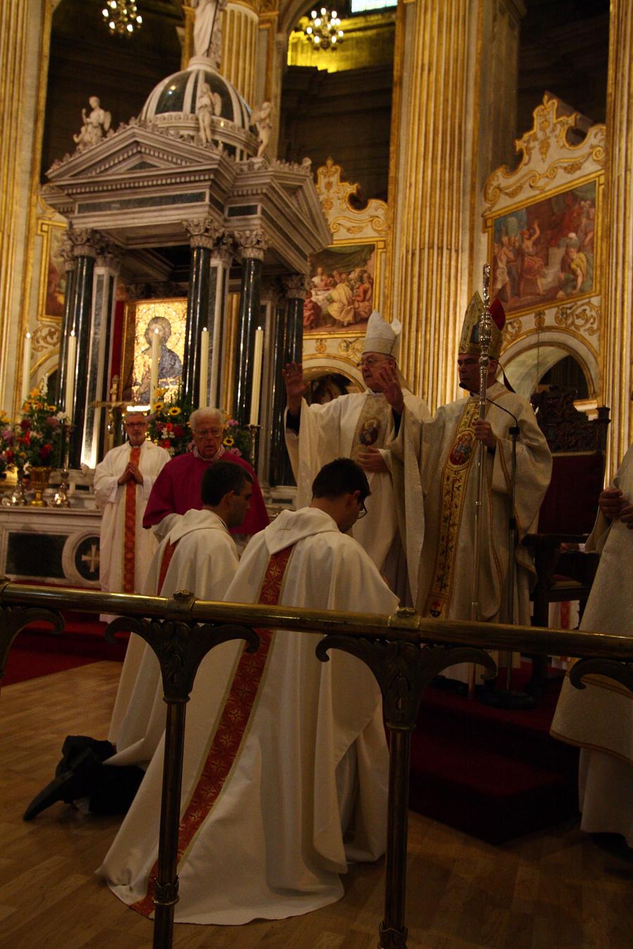 Ordenación sacerdotal de José MIguel Antequera e Isidro Calderón