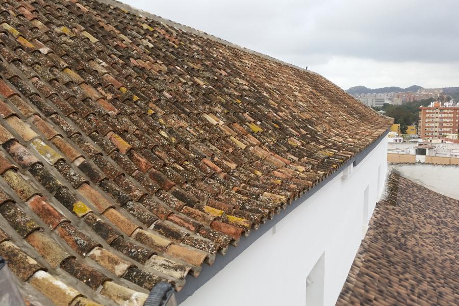 Estado actual de las cubiertas de la Divina Pastora, tras las obras