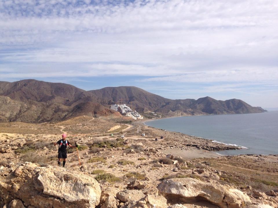 Nebreda, durante su recorrido por la costa almeriense