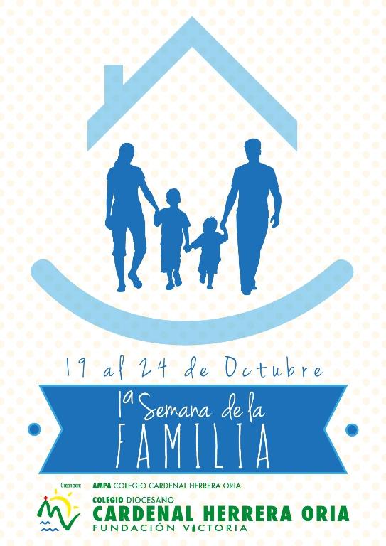 Cartel de la I Semana de la Familia