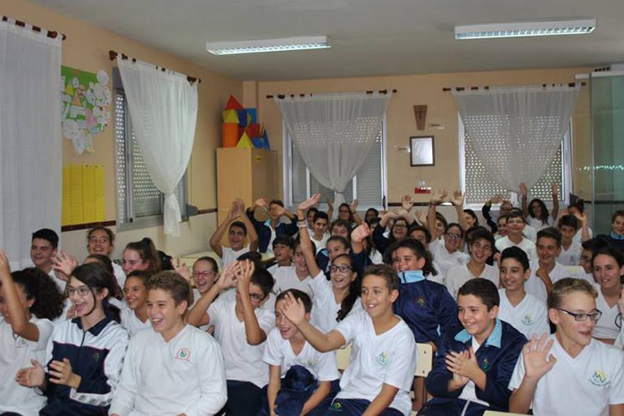 Video conferencia en el Colegio Padre Jacobo