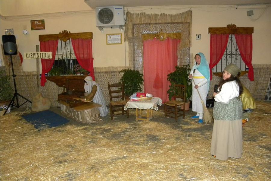 V Belén Viviente del Colegio Ntra. Sra. de Lourdes, en el Valdés