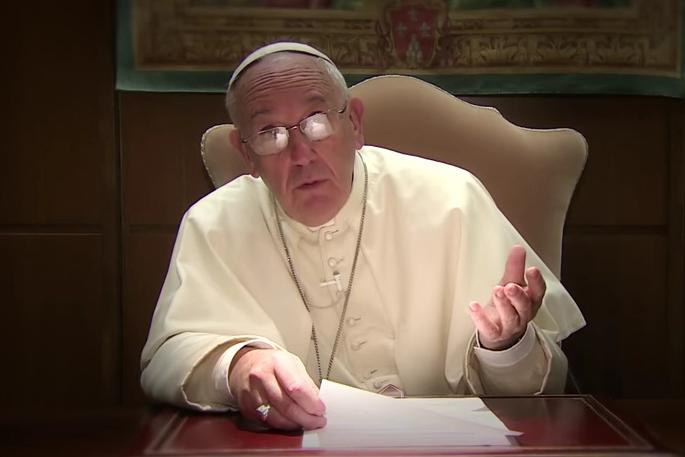 El Papa lanza el primero de sus videomensajes