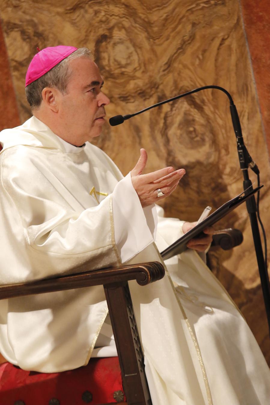 Eucaristía en la iglesia del Santo Cristo de la Salud con motivo de la restauración (Málaga)