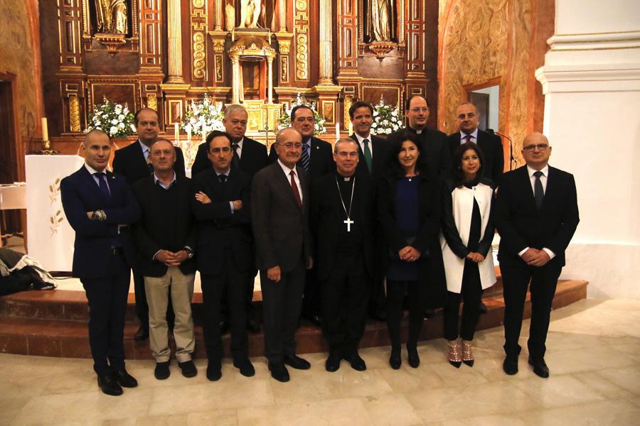Eucaristía en la iglesia del Santo Cristo de la Salud con motivo de la restauración (Málaga)