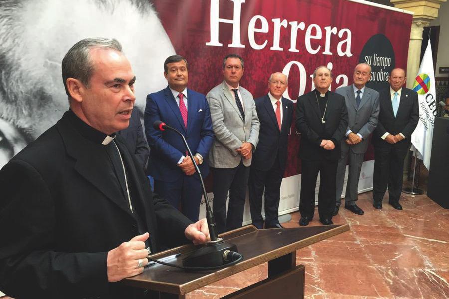 Inauguración de la muestra sobre el Cardenal Herrera Oria en Sevilla
