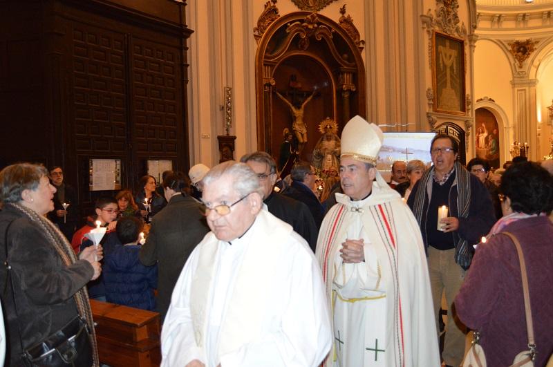 Momento de la vigilia ecuménica