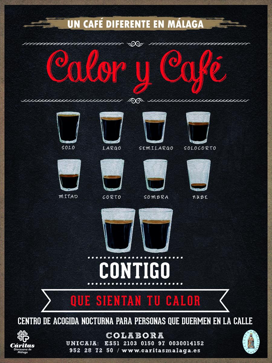 Cartel para la campaña "Calor y café"