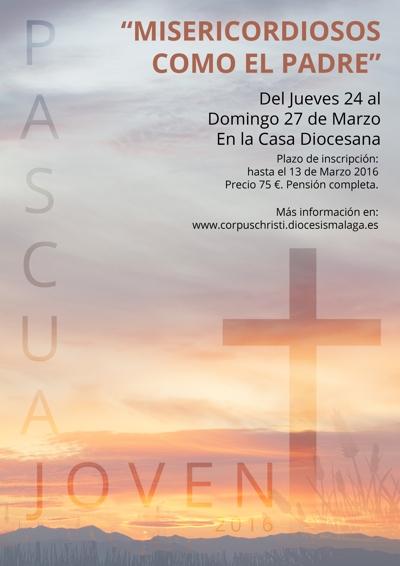 Cartel de la Pascua Joven de la parroquia del Corpus Christi