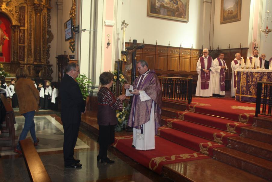 Momento de la celebración en el Corpus Christi
