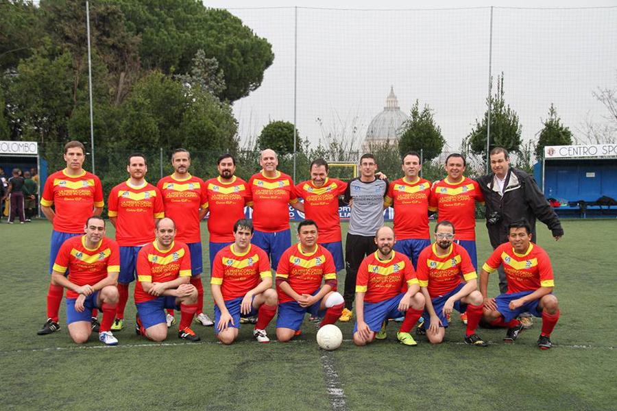 Segundo partido de los curas malagueños en la Clericus Cup