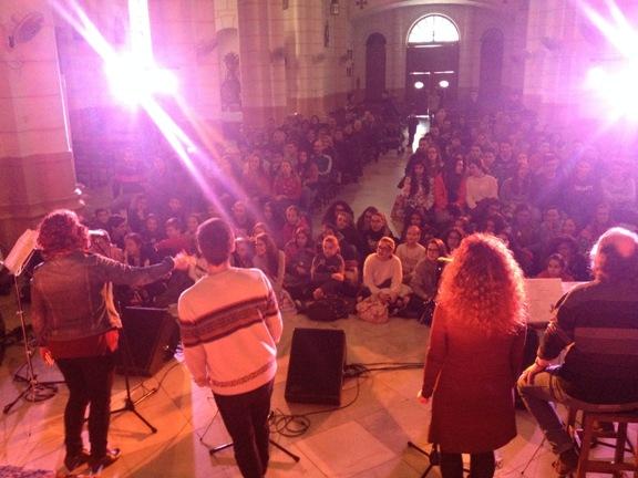 Concierto durante el encuentro