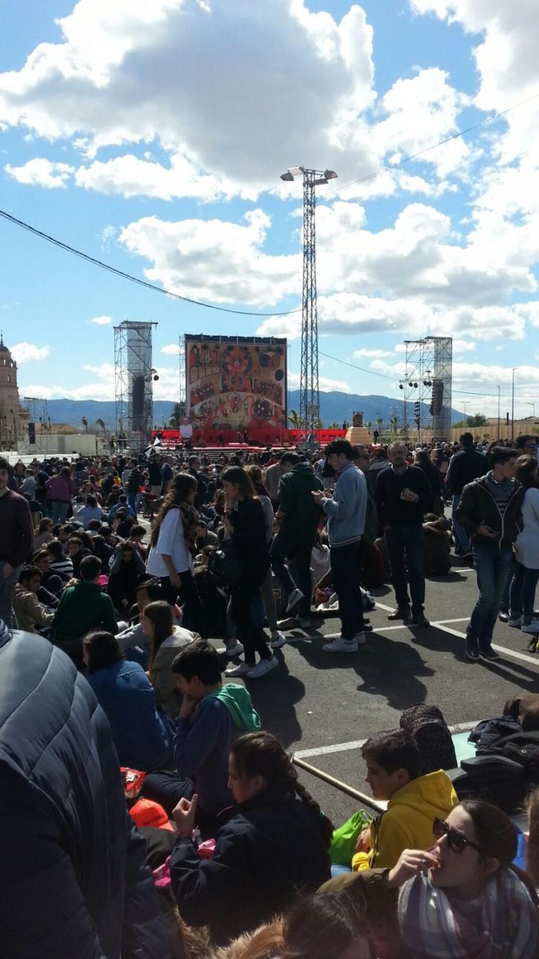 550 malagueños viajan a Murcia para preparar la JMJ