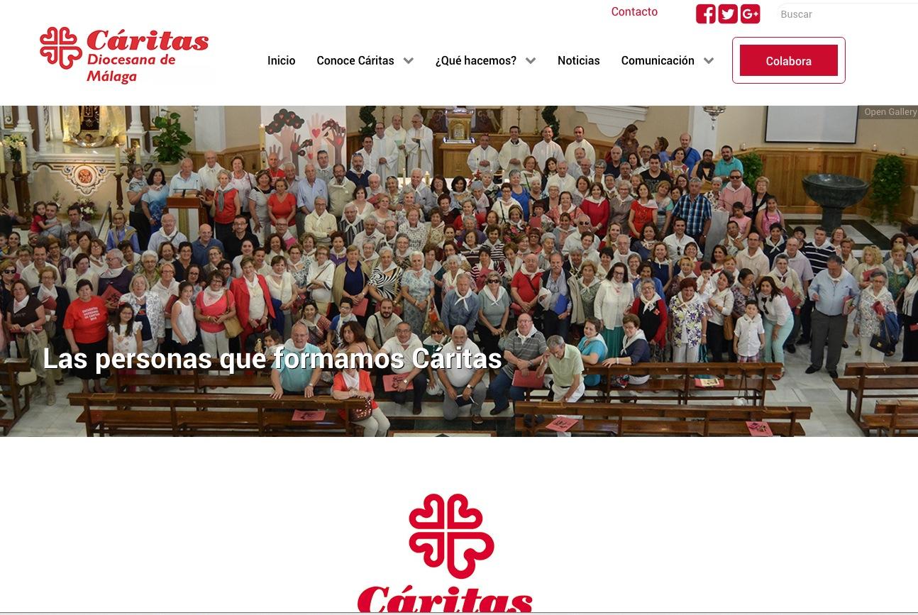 Cáritas Málaga estrena web