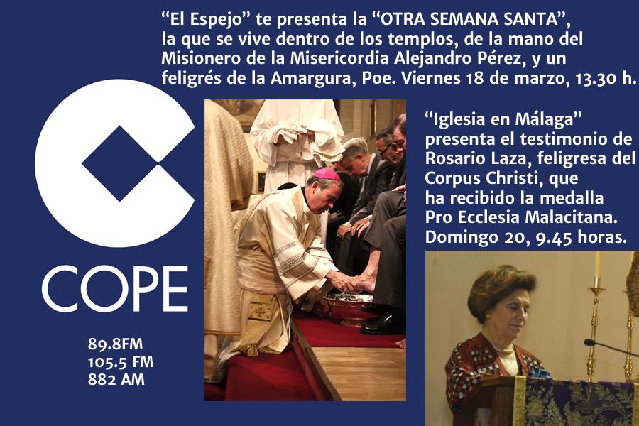 Este fin de semana, Pasión, Muerte y Resurrección en Cope Málaga