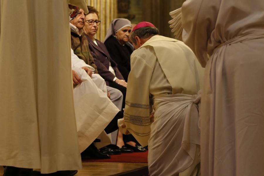 Misa “in Coena Domini”, en la Cena del Señor, en la Catedral de Málaga