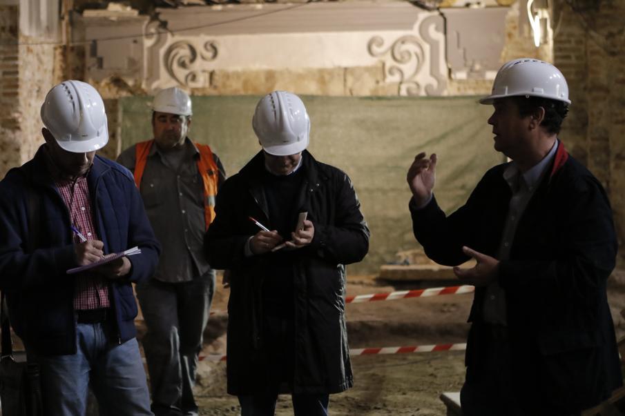 Pablo Pastor, arquitecto técnico responsable de las obras de Santiago