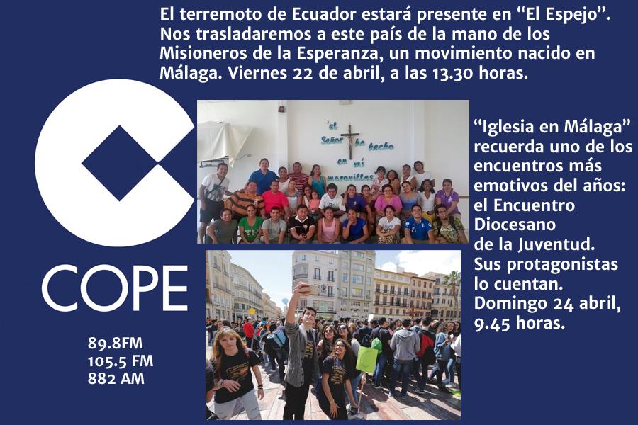Ecuador y los jóvenes, protagonistas en COPE Málaga