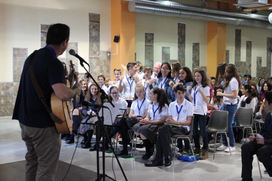 Unai Quirós animó el acto