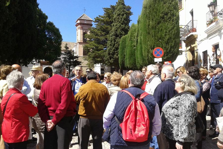 Peregrinación del arciprestazgo de Los Ángeles a la Virgen de la Paz de Ronda